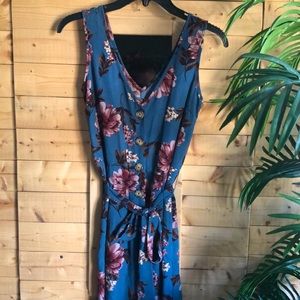 Floral jumpsuit full length